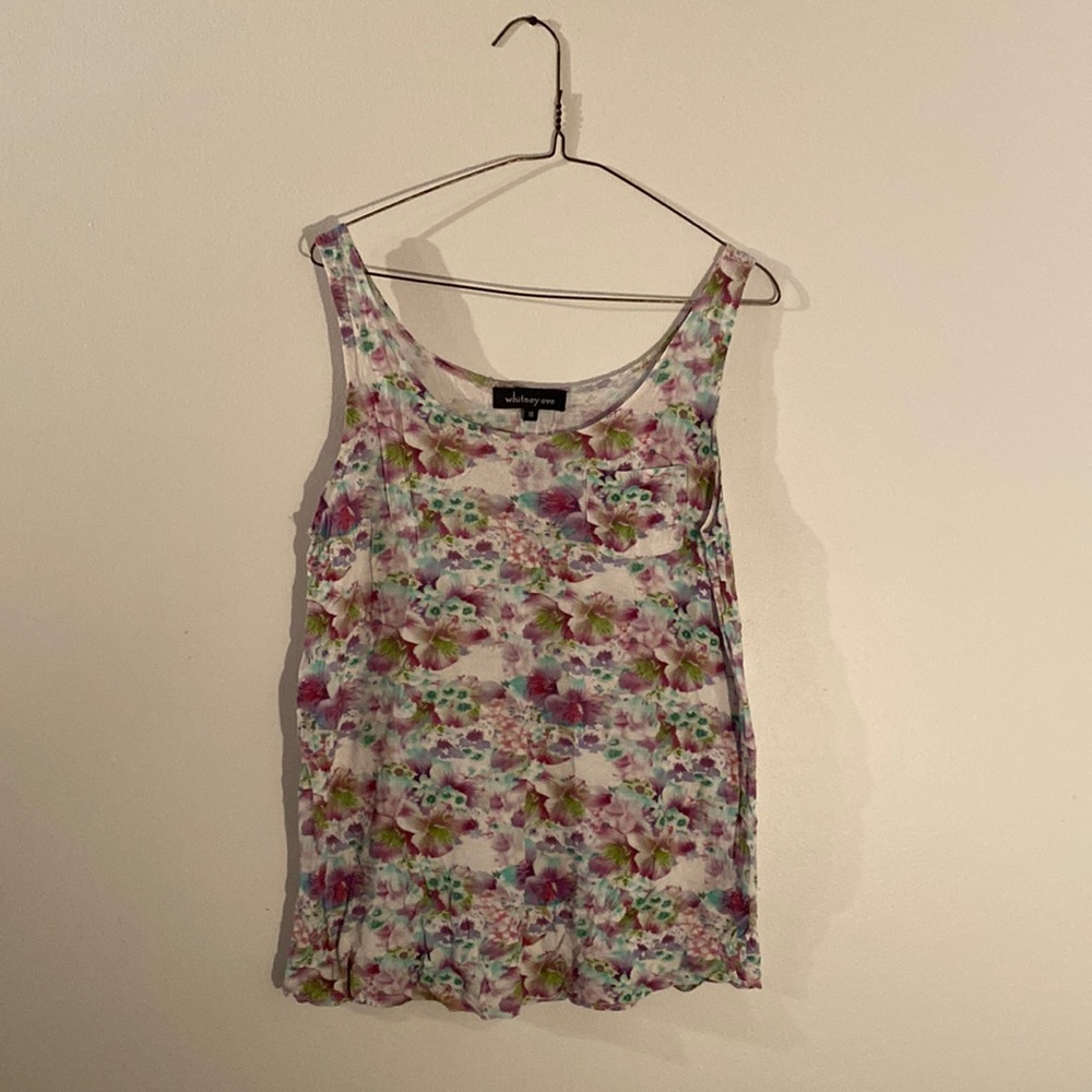 Whitney Eve floral Douglas tank
